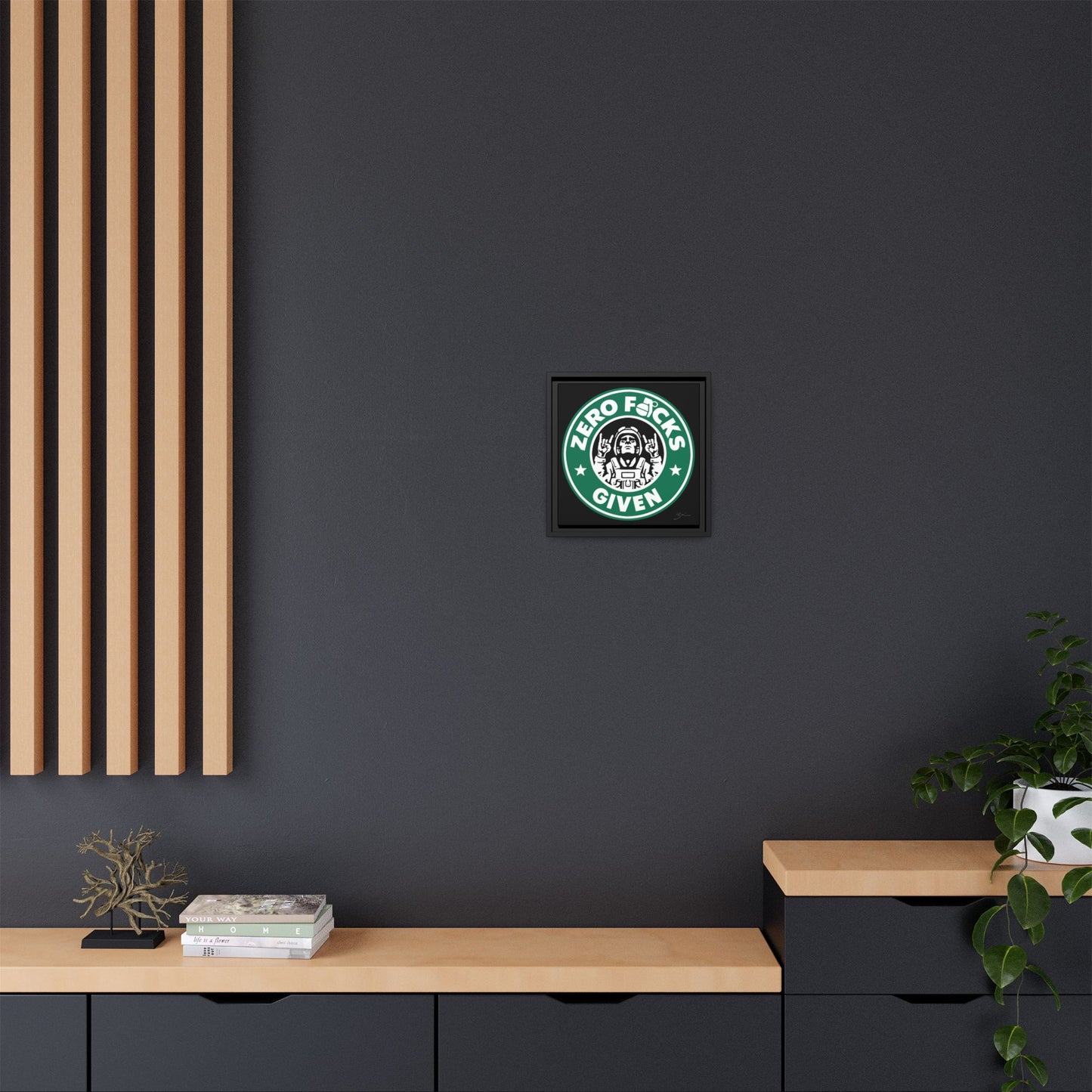 Zero F*cks Given Wall Art