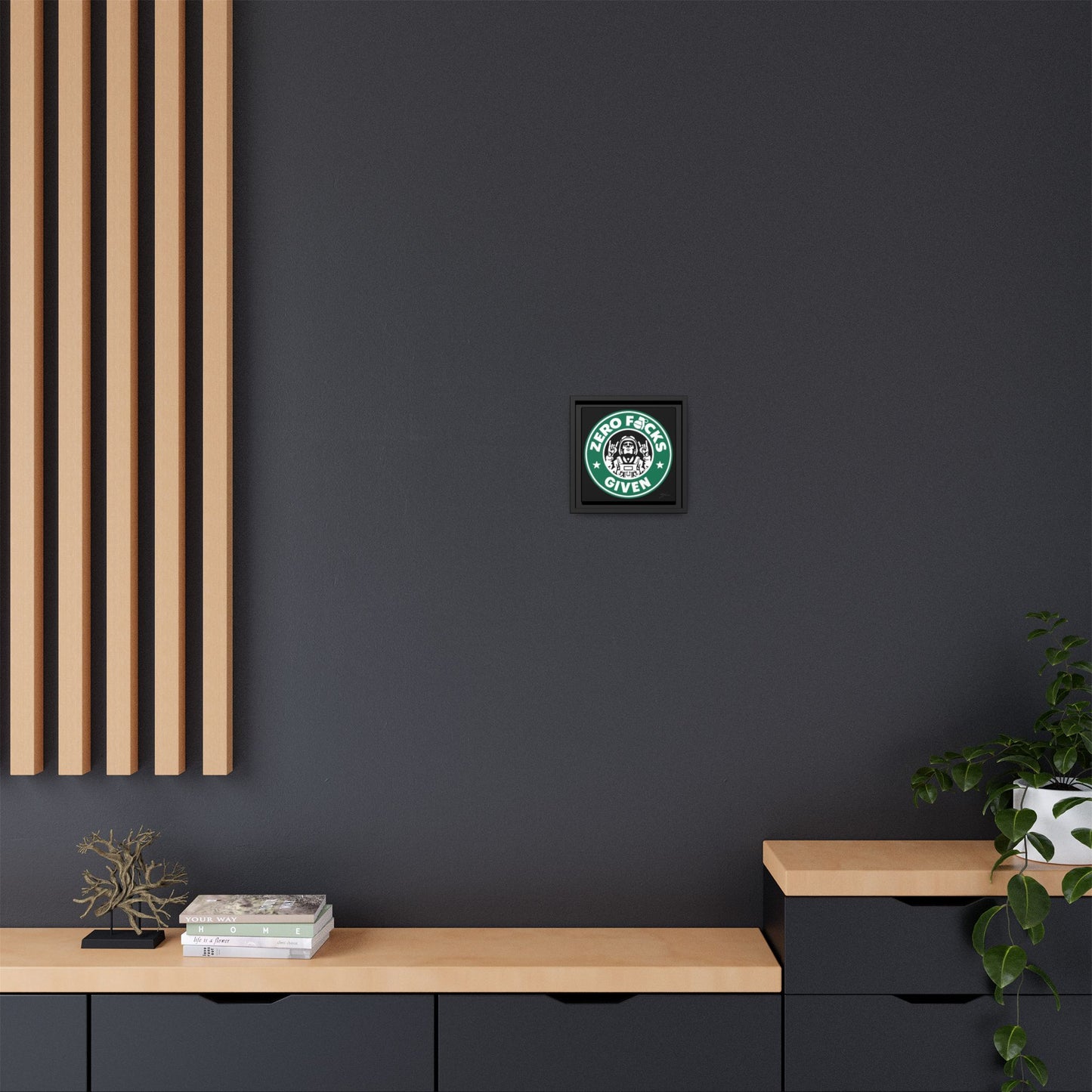 Zero F*cks Given Wall Art
