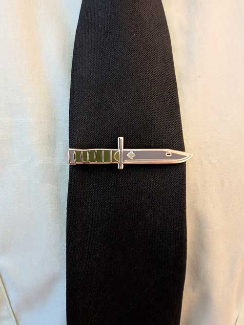 Canadian Bayonet Tie Clip