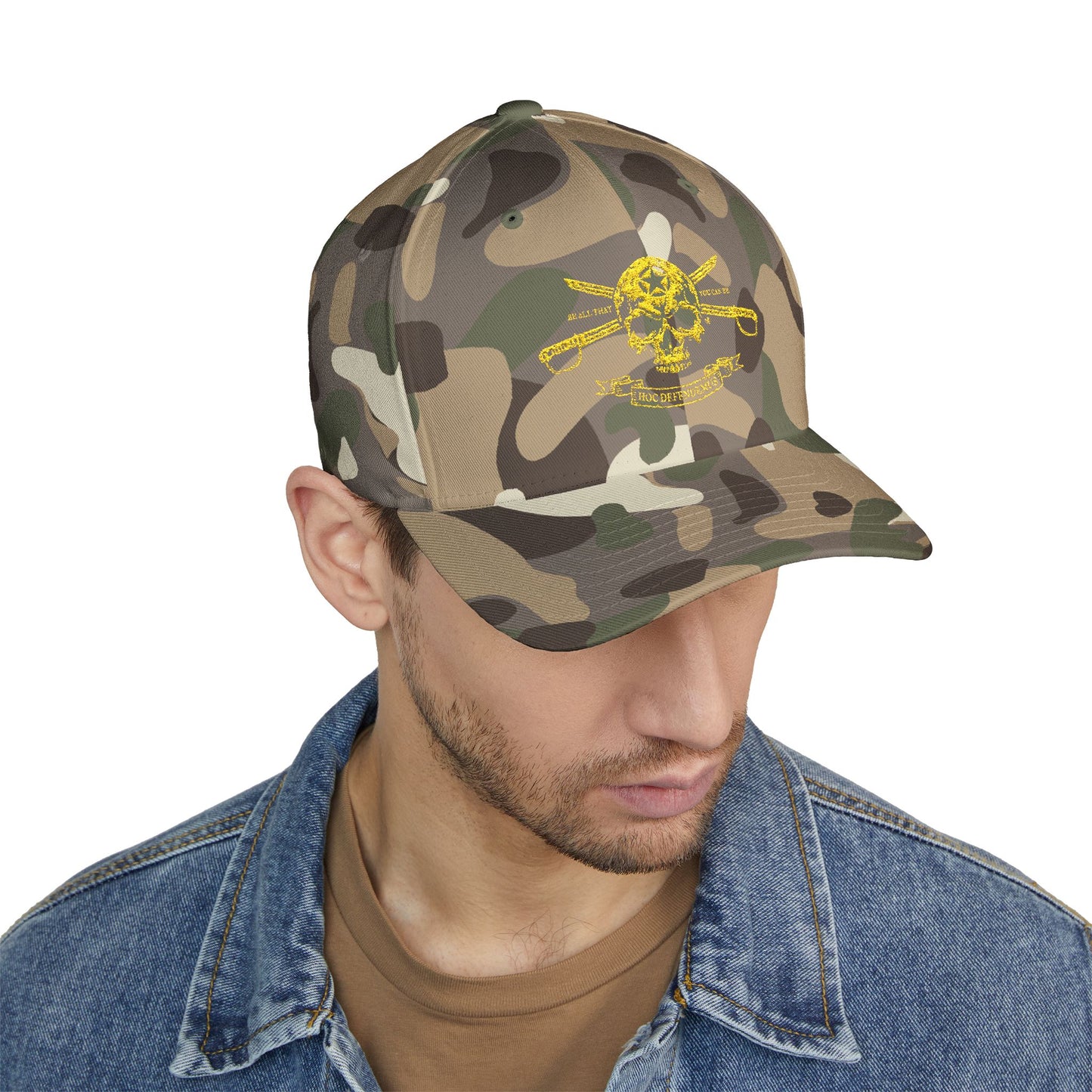 This We'll Defend Embroidered Fitted Cap
