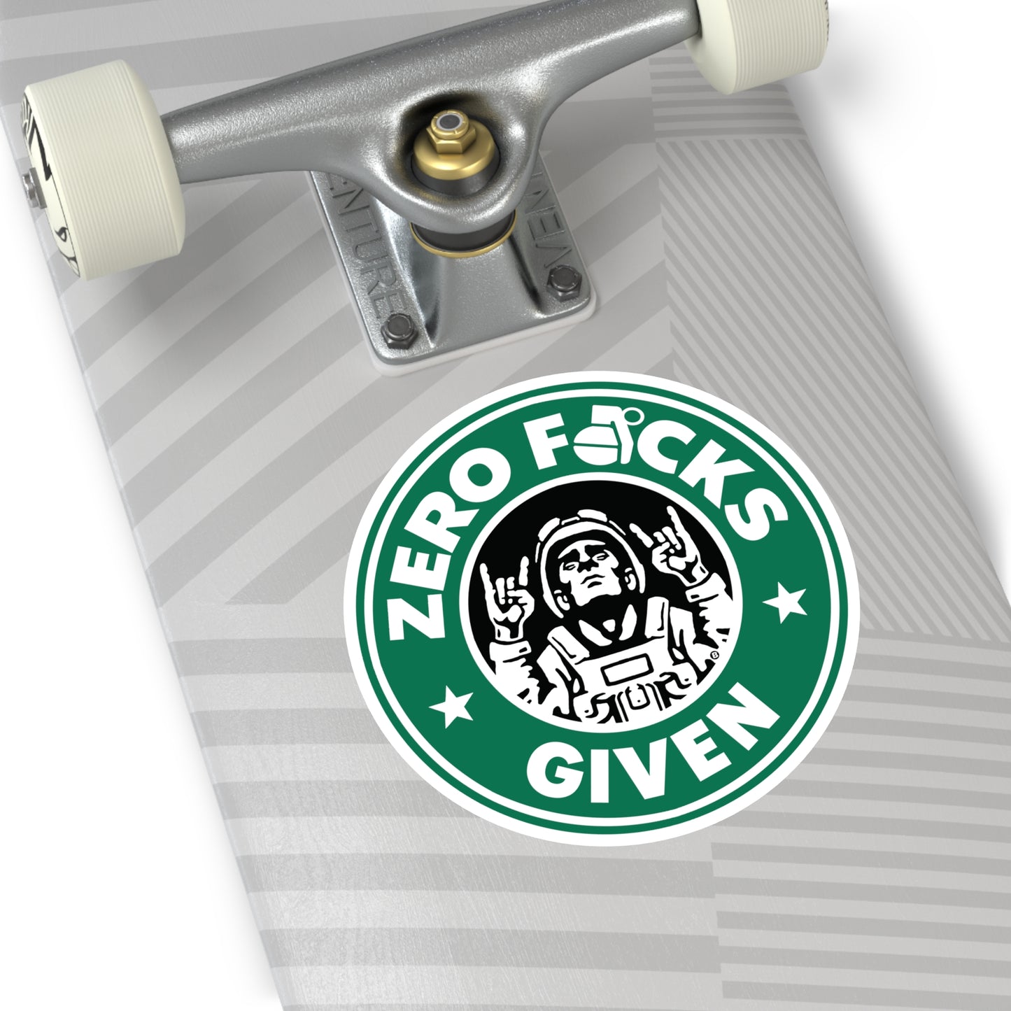 Zero F*cks Given Vinyl Stickers