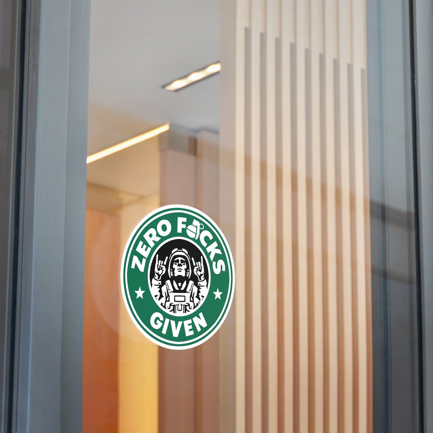 Zero F*cks Given Vinyl Stickers