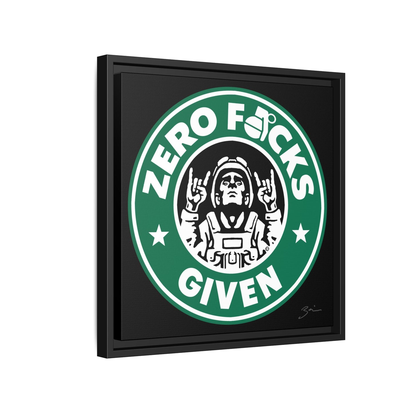 Zero F*cks Given Wall Art