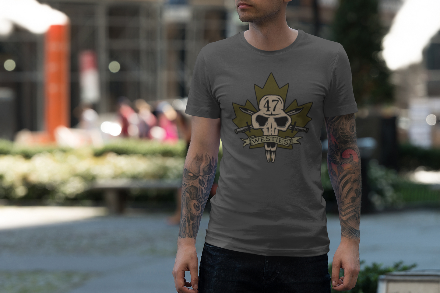 Westie Beaver Skull (Subdued)