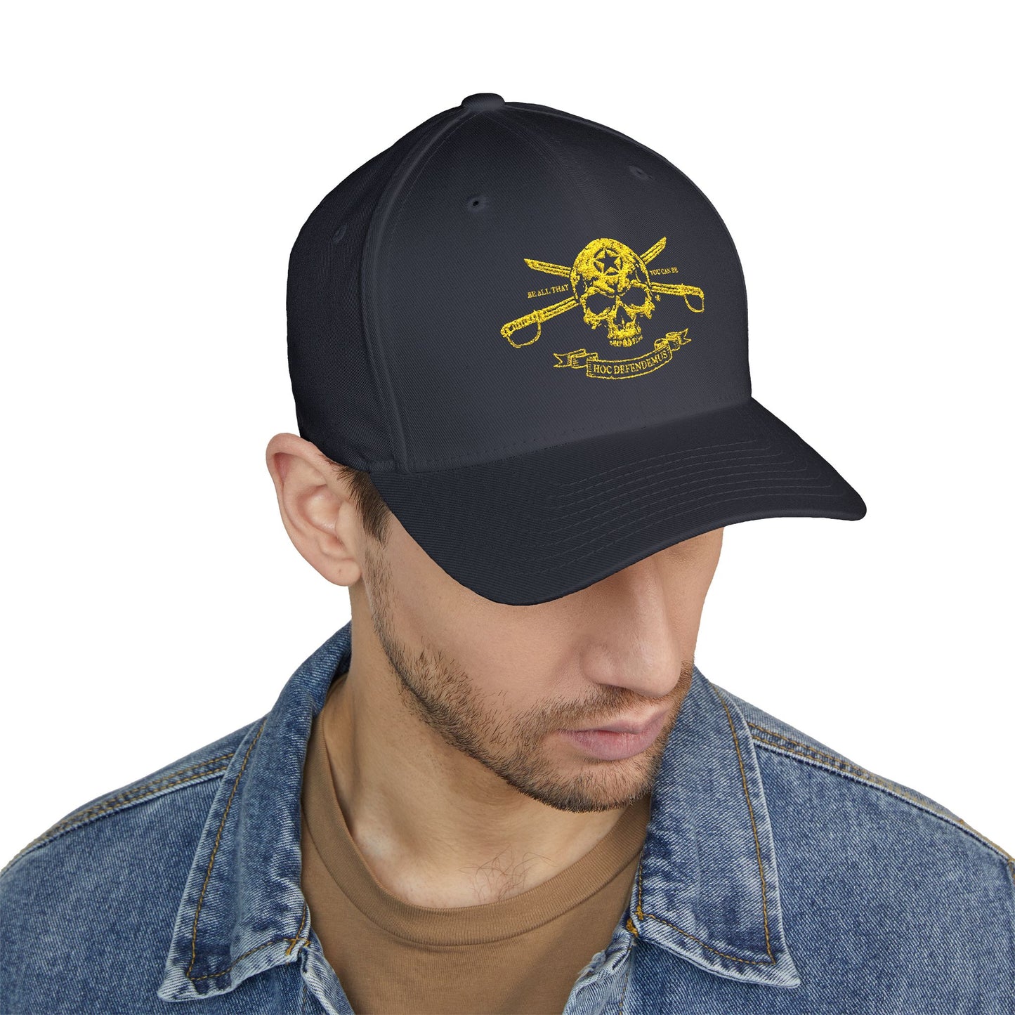 This We'll Defend Embroidered Fitted Cap