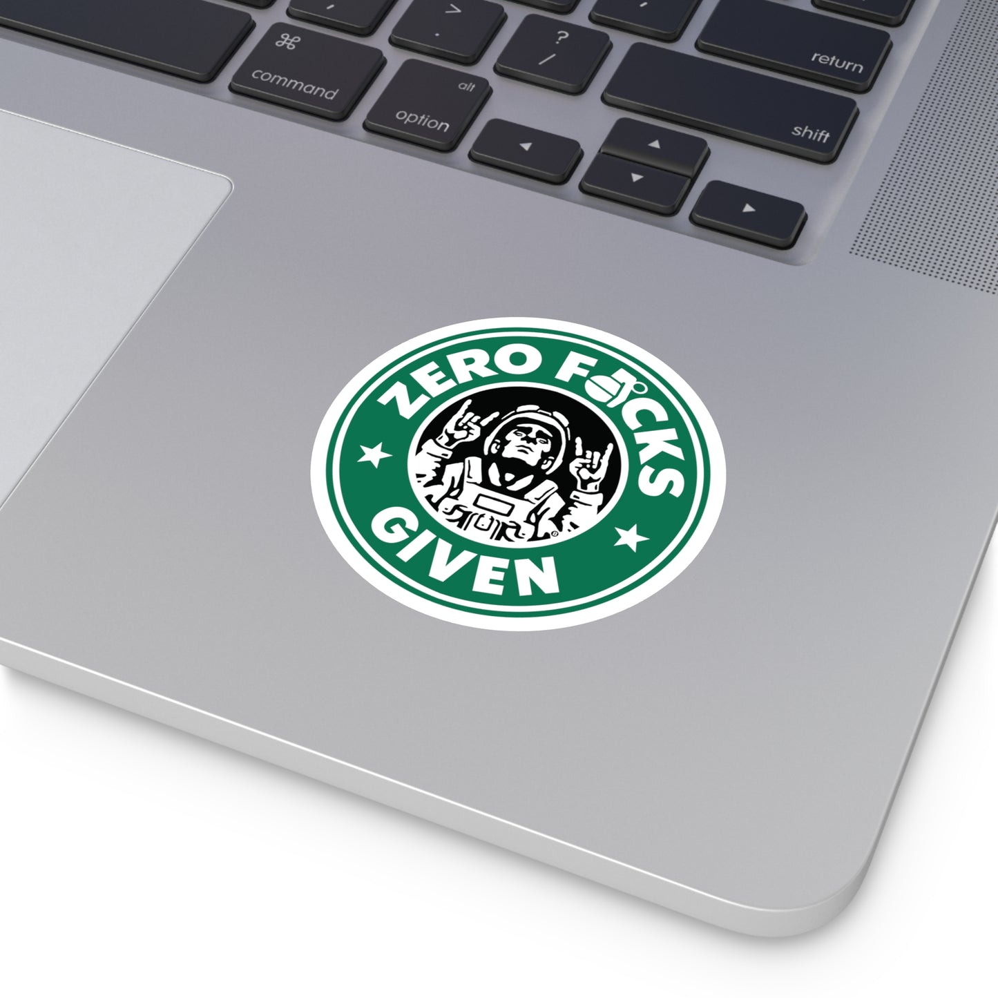 Zero F*cks Given Vinyl Stickers