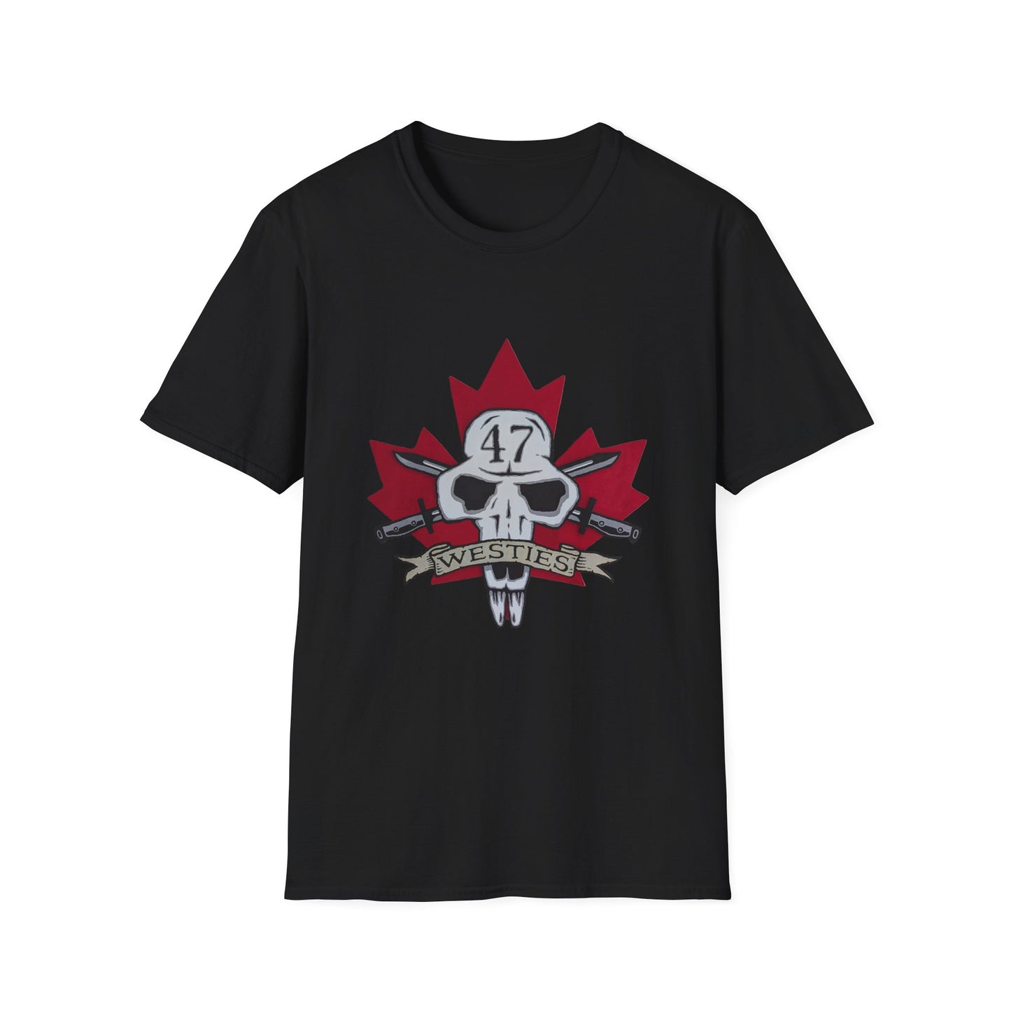 Westies Beaver Skull T-shirt