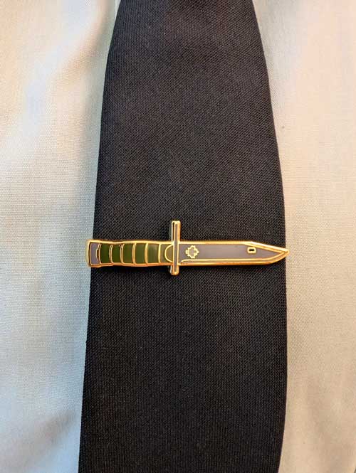 Canadian Bayonet Tie Clip