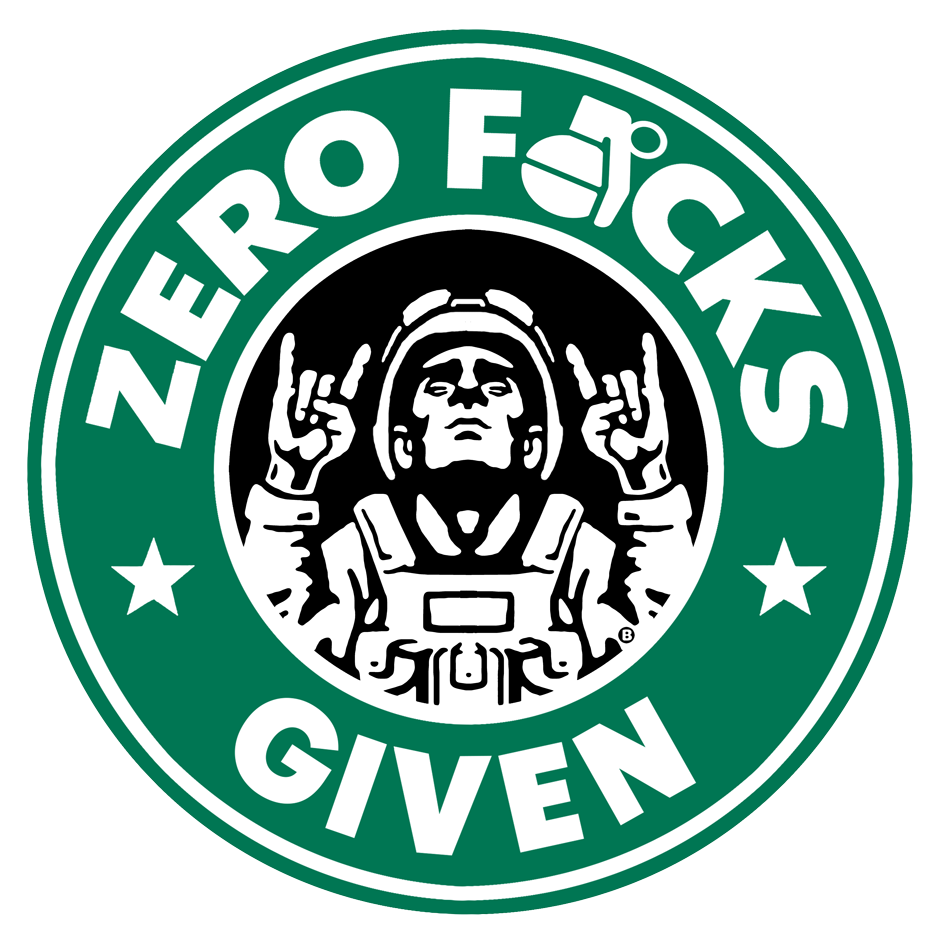 Zero F*cks Sticker