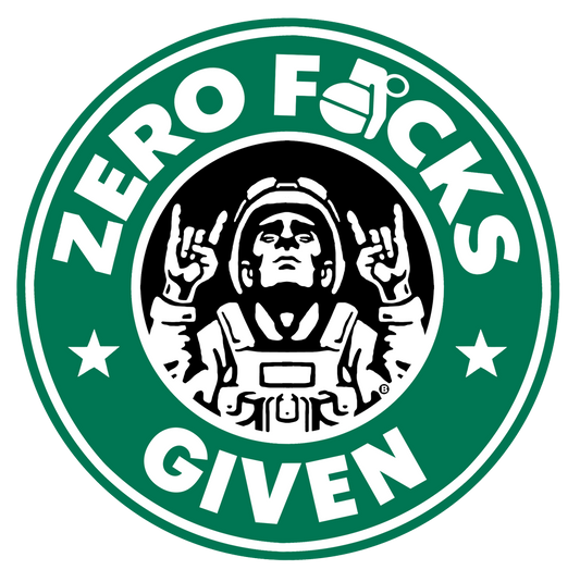 Zero F*cks Sticker