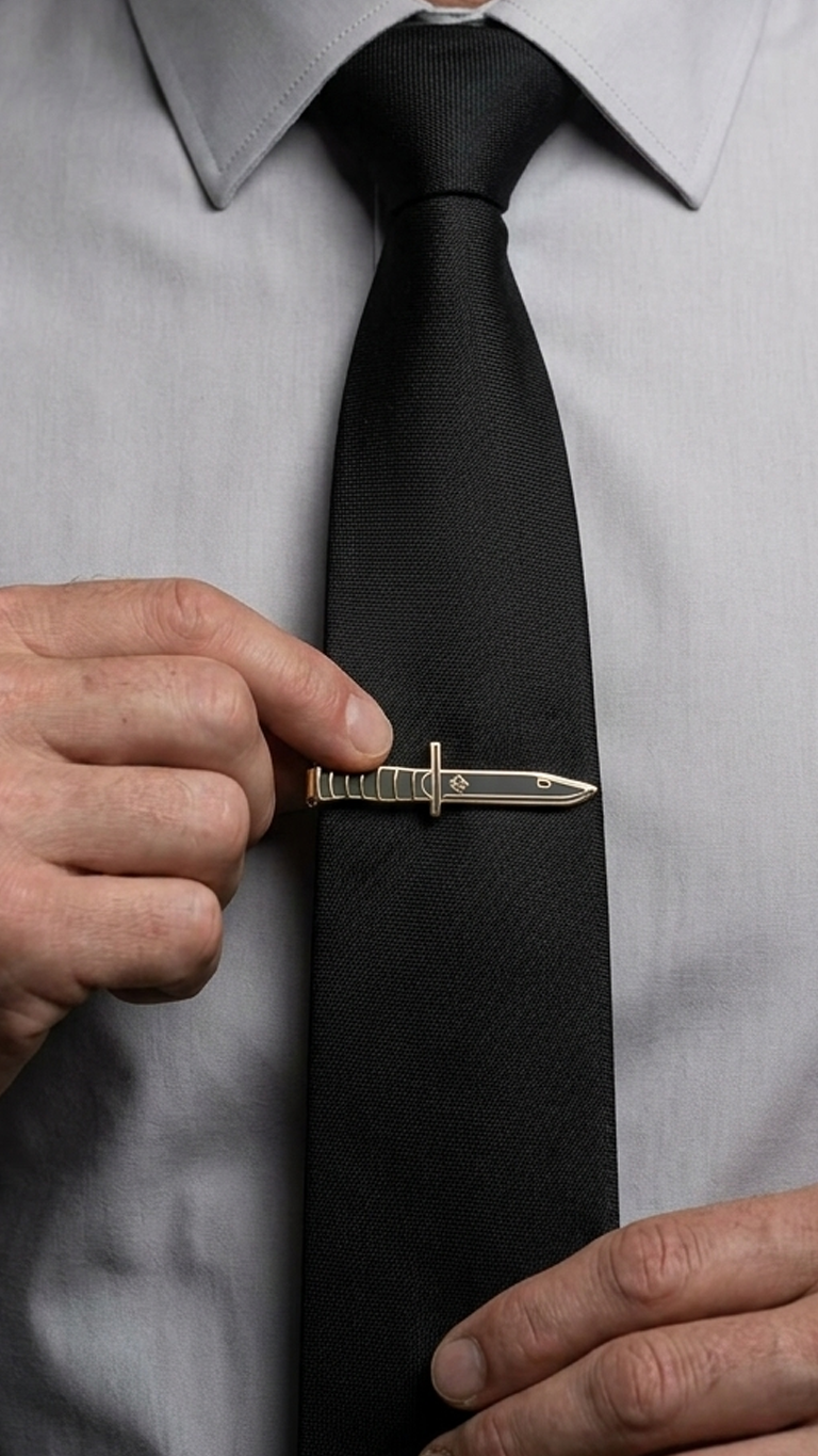 Canadian Bayonet Tie Clip